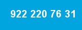 922 220 76 31